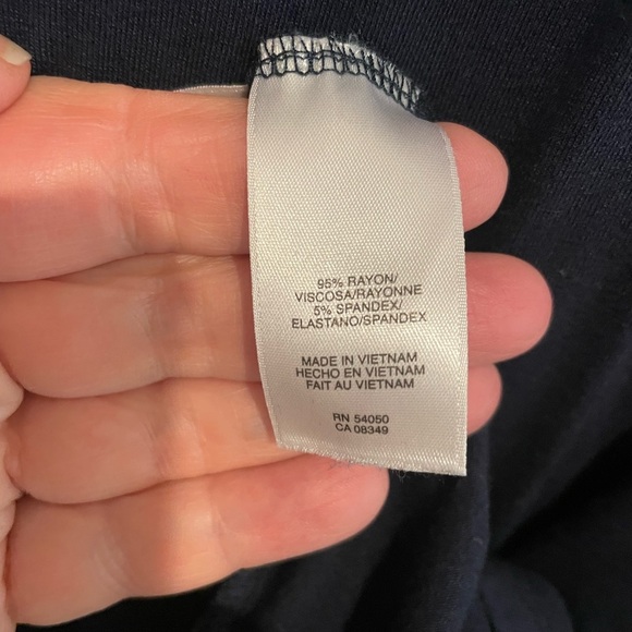 Navy Jones New York Signature Jersey Knit Dress Size XL - Picture 6 of 6